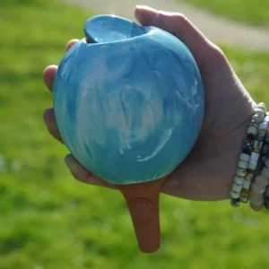 POTTERIE LUTTON - Mini Ollas - Blue Marble (400ml)