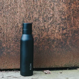 FLON Insulated Water Bottle - Black
