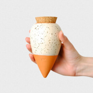 Pepin - Olla in White & Black Terracotta