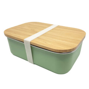 Smikkels - Lunch Box with Bamboo Lid (Sage)