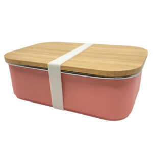 Smikkels - Lunch Box with Bamboo Lid (Rose)