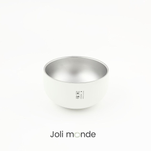 JOLIMONDE - Double-Walled Stainless Steel Bowl (300ml | Chalk White)