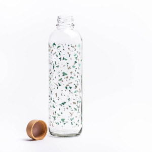 CARRY Glass Waterbottle (1L | Terrazzo)