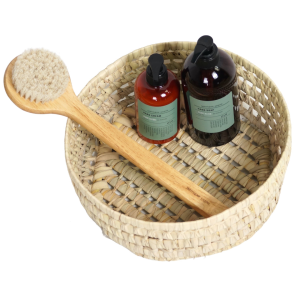 Handmade Palm Leaf Basket Tray (Small)