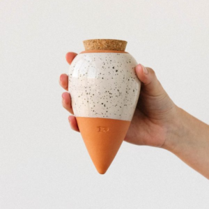 Pepin - Duo of Ollas in White & Black Terracotta