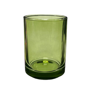 The Candledust - Candle Glass - Olive Green